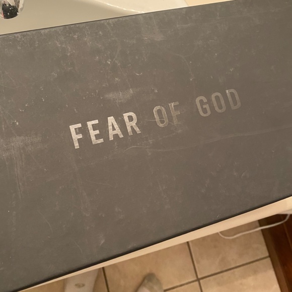 SOLD Fear of God FOG Beige Suede Shoe / Sneaker - Picture 3 of 7